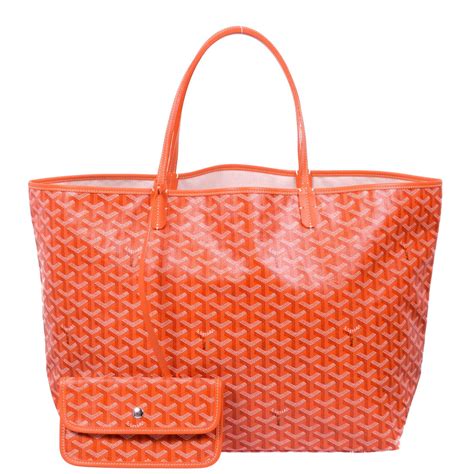 orange goyard tote|Goyard st louis tote orange.